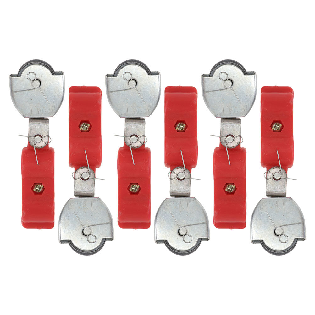 Cable Pulley System - 6pcs Steel Wire Rope Pulley Heavy