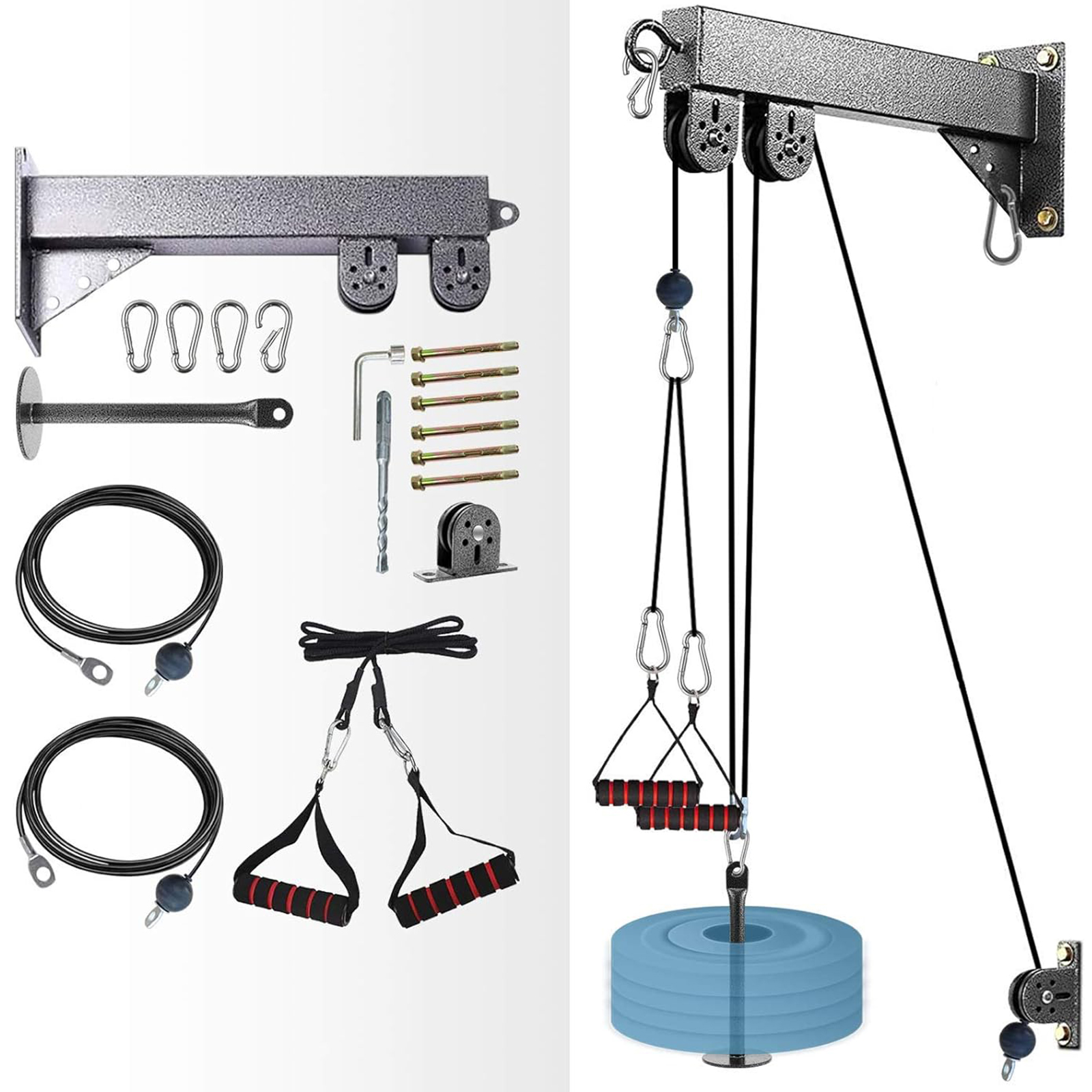 Cable Pulley System - Wall Mounted LAT Pulldown Machines with