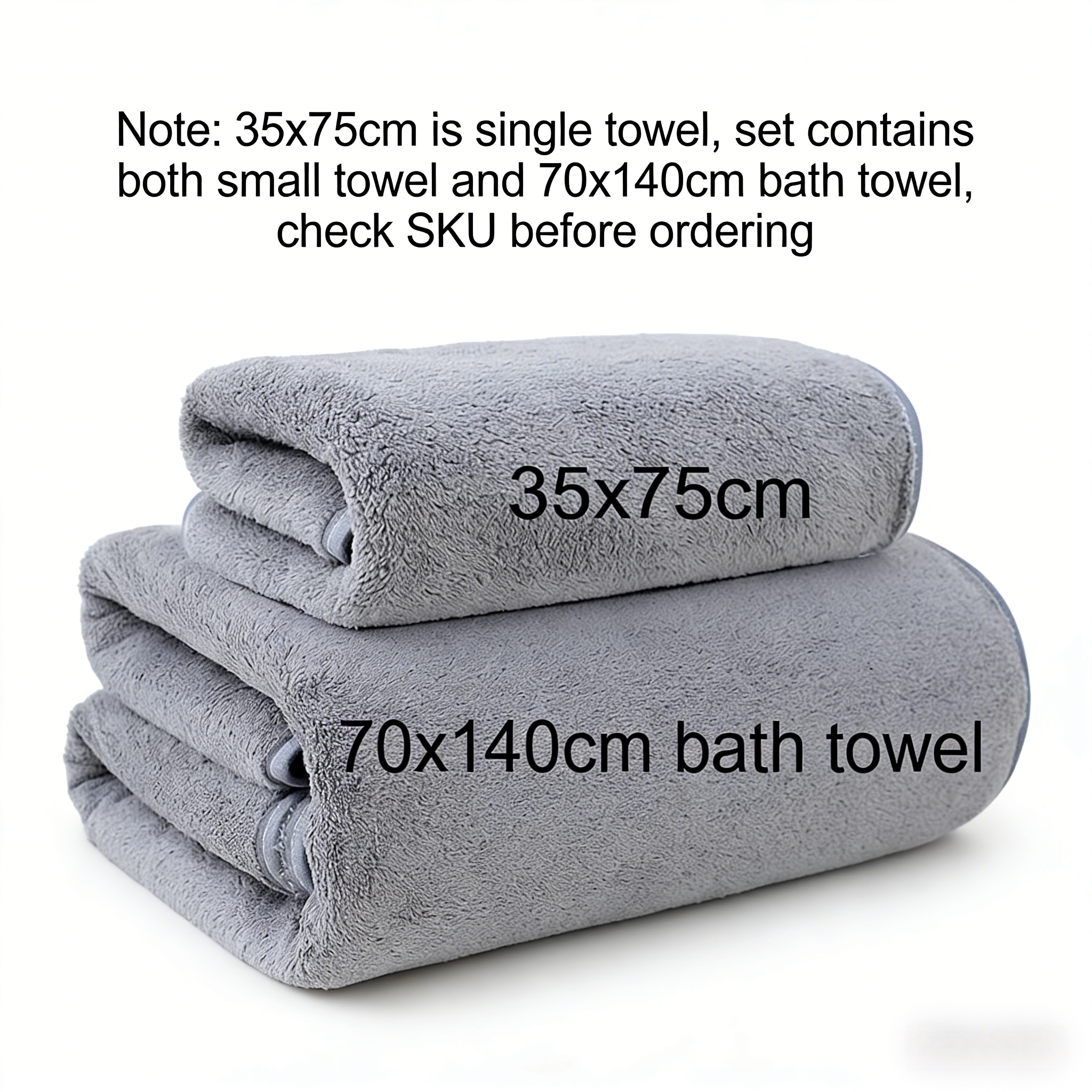 Home Gym Equipment Amazon - Coral Fleece Thickened Towel and Bath