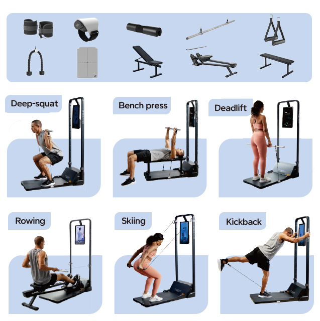 Smart Fitness Home Gym Workout - All In One Gym Home Equipment reseña y precio