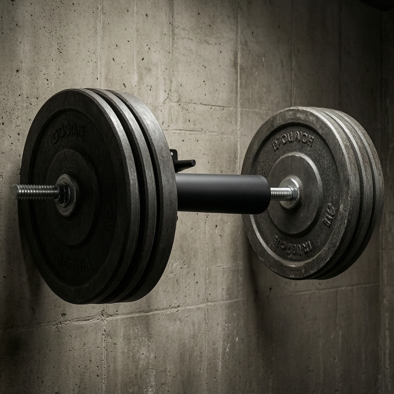 Wall-Mounted Weight Plate Hold - Home Gym Compact reseña y precio