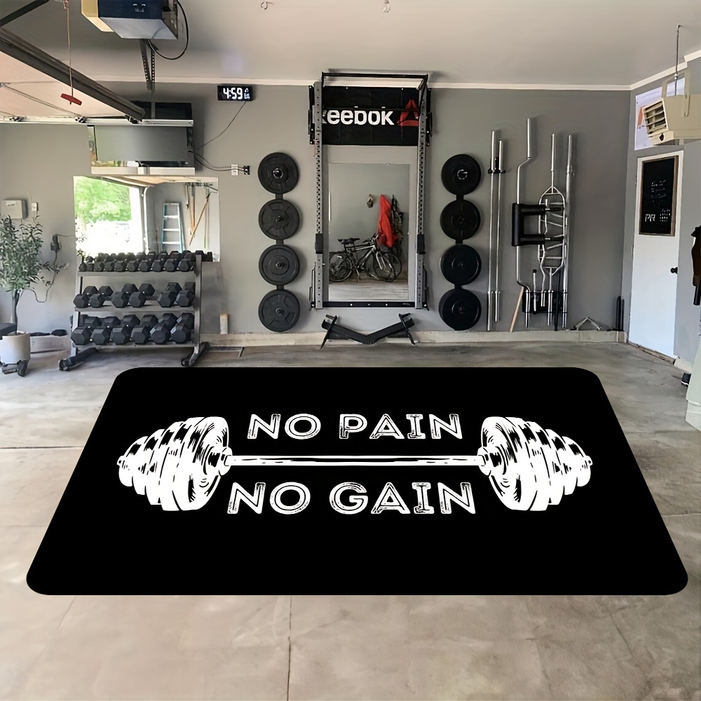 No Pain No Gain Gym Quote Flan - Home Gym Quotes reseña y precio
