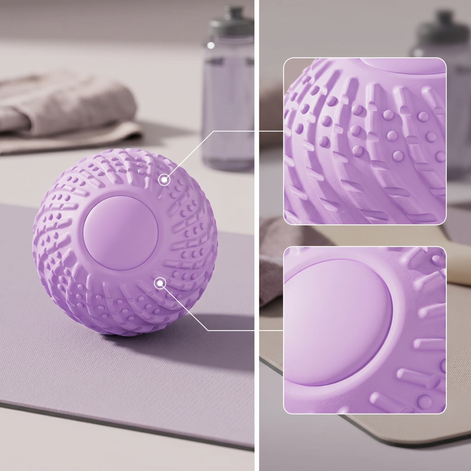 Massage Ball with Textured Sur - Home Gym Body Solid reseña y precio
