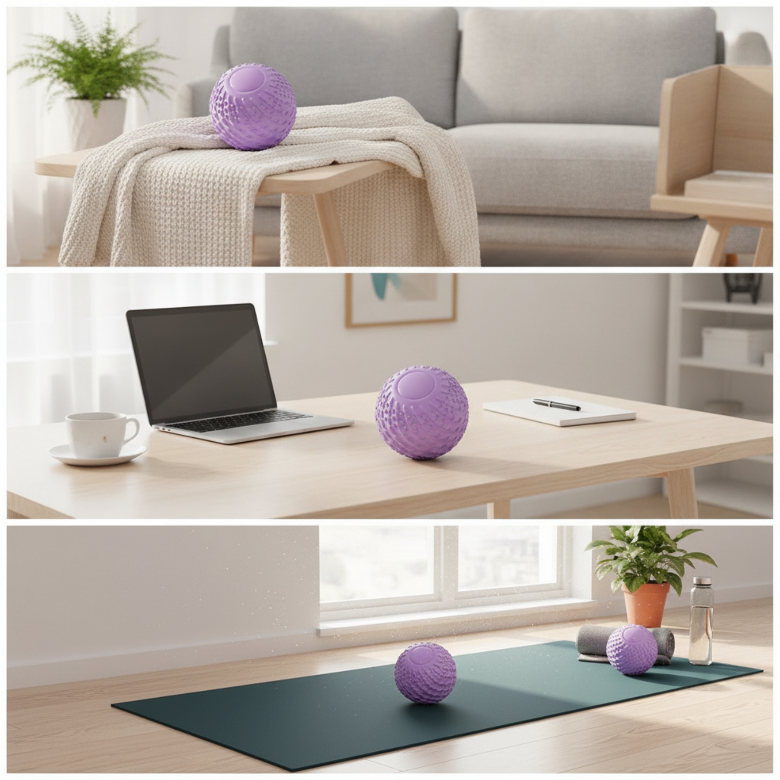 Massage Ball with Textured Sur - Home Gym Body Solid reseña y precio