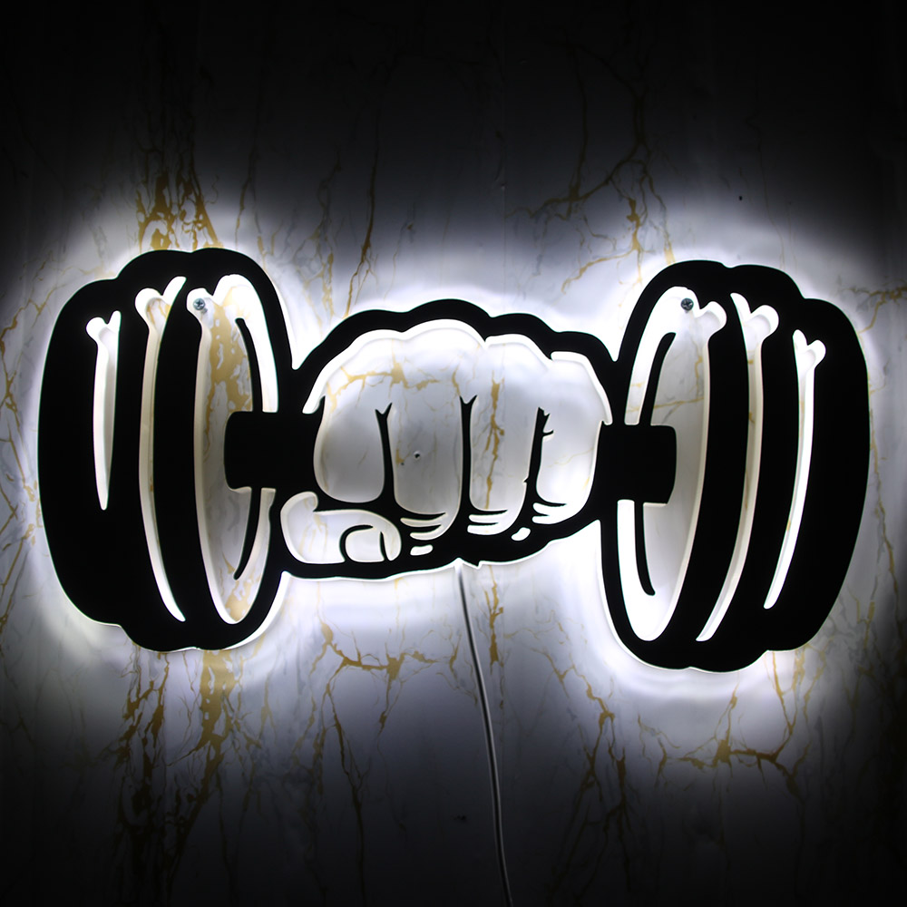 Dumbbells Strength LED Wall Li - Home Gym Neon Sign reseña y precio
