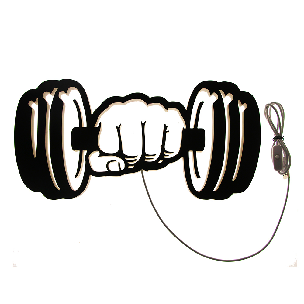 Dumbbells Strength LED Wall Li - Home Gym Neon Sign reseña y precio