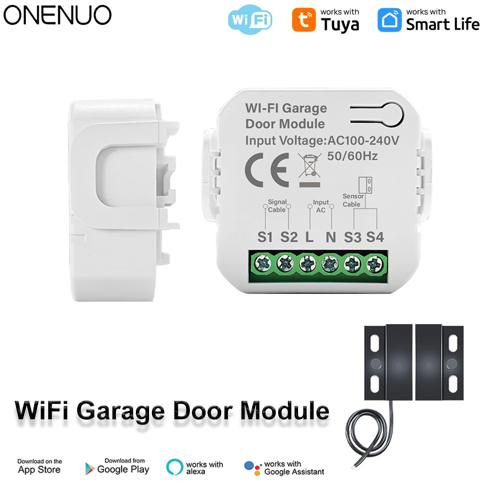 Smart Tuya WiFi Garage Door Sw - Home Gym Garage reseña y precio