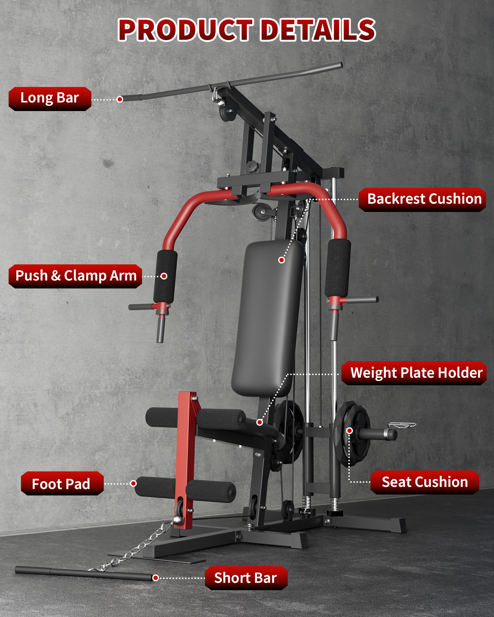 5-In-1 Multifunctional Home Gy - Home Gym Equipment Amazon reseña y precio
