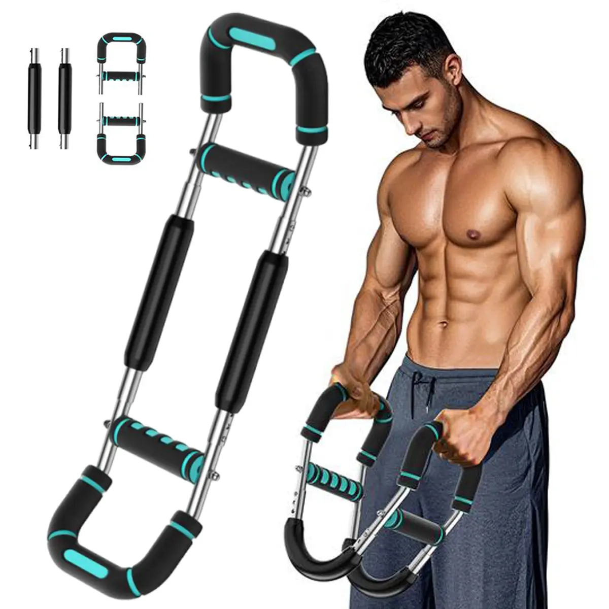 Adjustable Power Twister Bar A - Home Gym Upper Body Workout reseña y precio