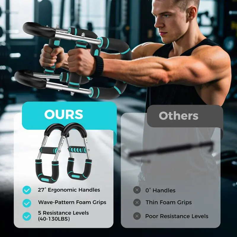 Adjustable Power Twister Bar A - Home Gym Upper Body Workout reseña y precio
