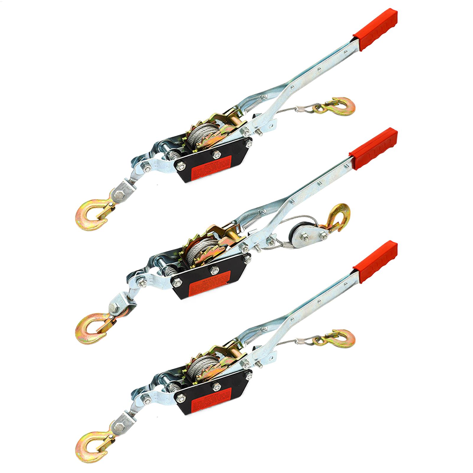 1/2/4T Wire Rope Hand Power Pu - Cable Pulley System reseña y precio
