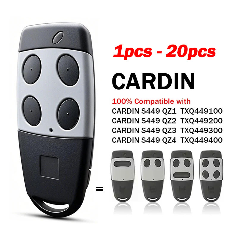 Cardin S449 433.92MHz QZ2 QZ4  - Home Gym Garage reseña y precio