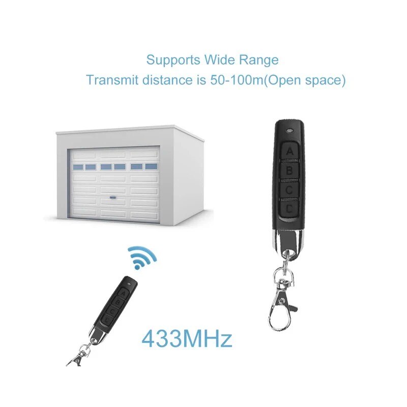 433MHZ 433.92mhz Remote Contro - Home Gym Garage reseña y precio