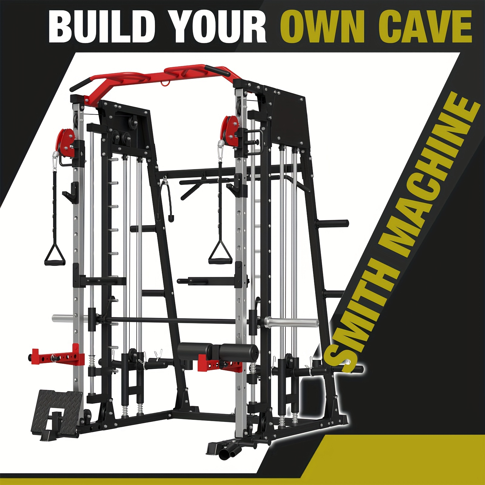 ALL-IN-ONE 2200lbs Smith Machi - All In One Gym Home Equipment reseña y precio