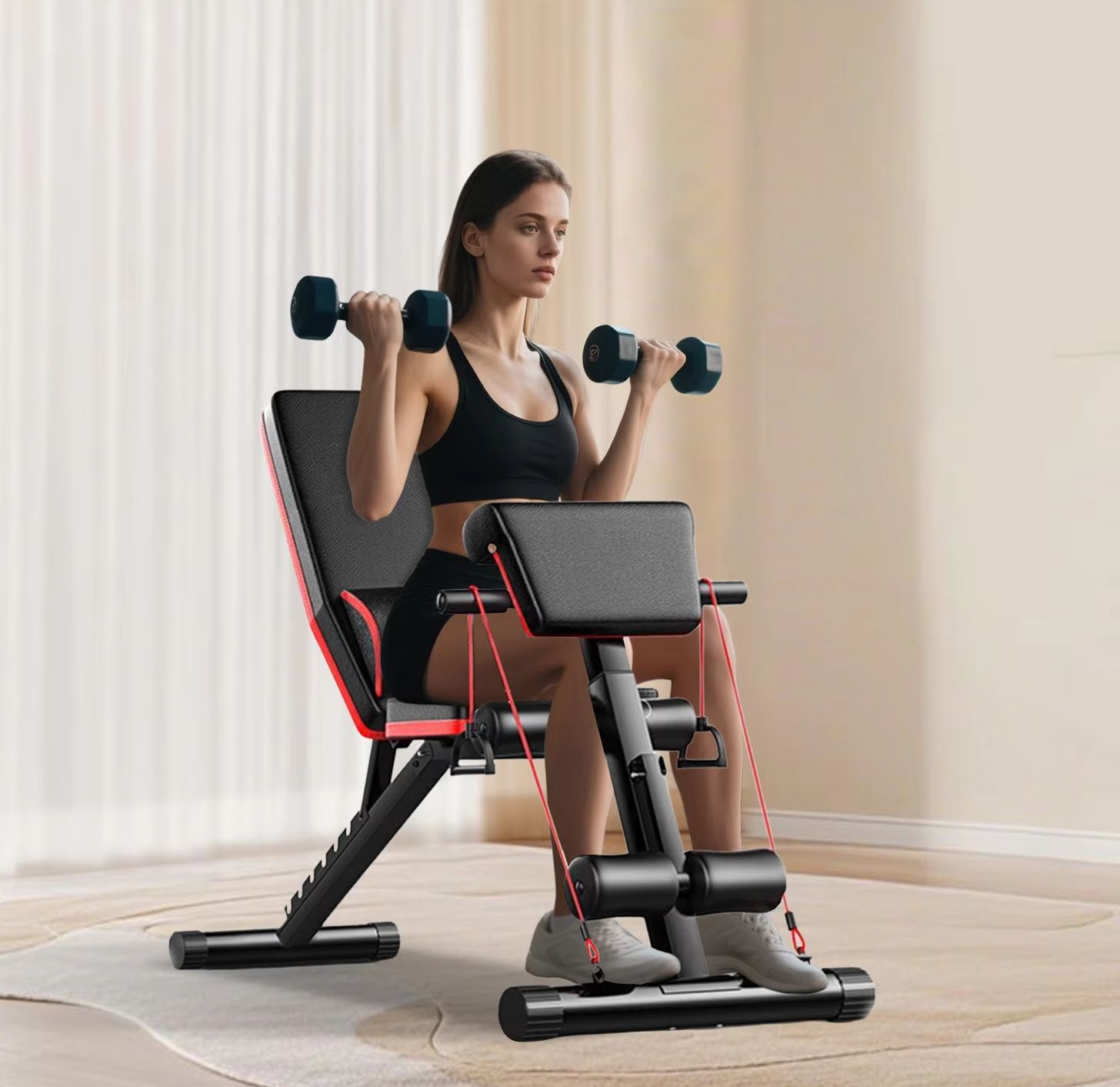 Multifunctional Foldable Weigh - Home Gym In Apartment reseña y precio