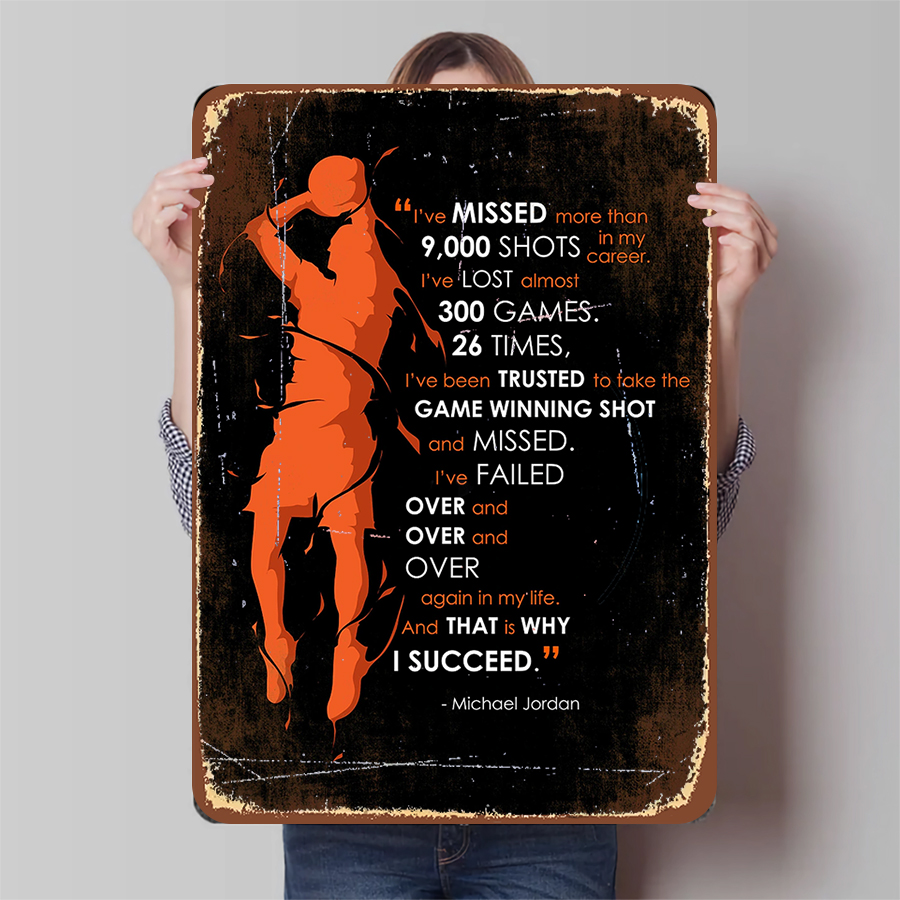 Michael Jordan Inspirational Q - Home Gym Quotes reseña y precio