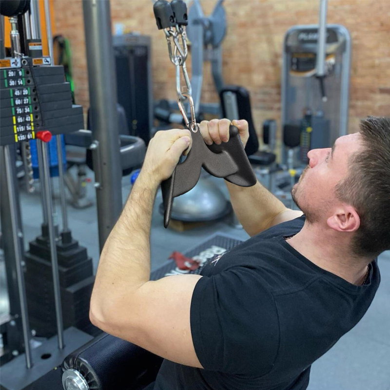 Dual Grip Cable Machine Attach - Home Gym Upper Body Workout reseña y precio