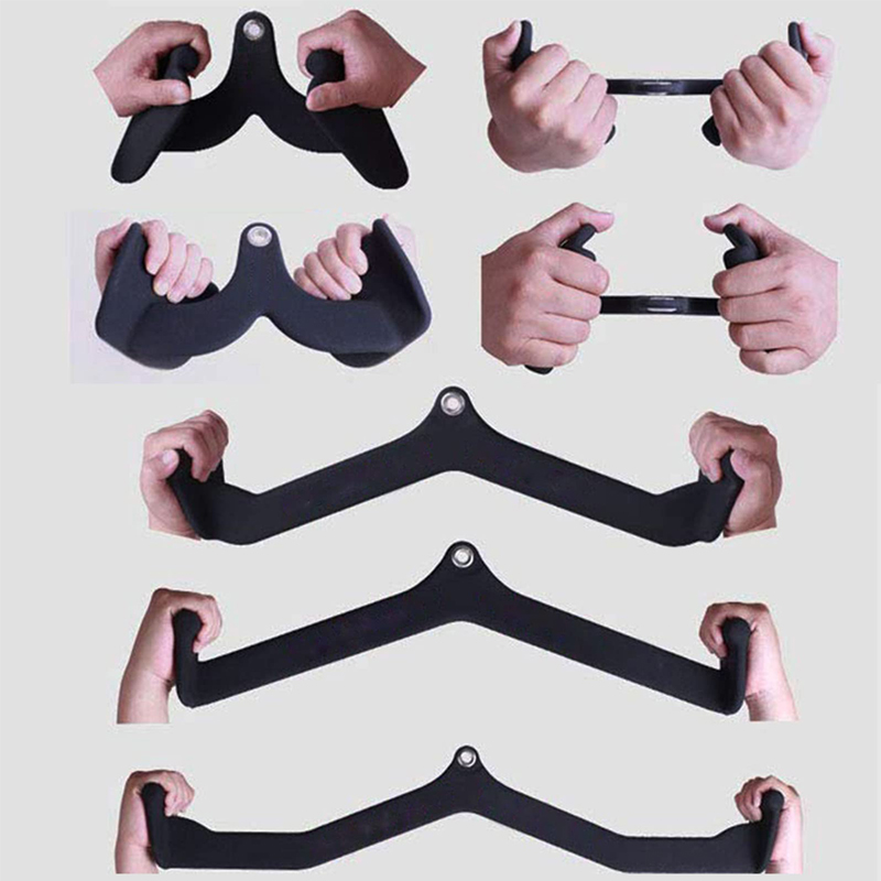 Dual Grip Cable Machine Attach - Home Gym Upper Body Workout reseña y precio