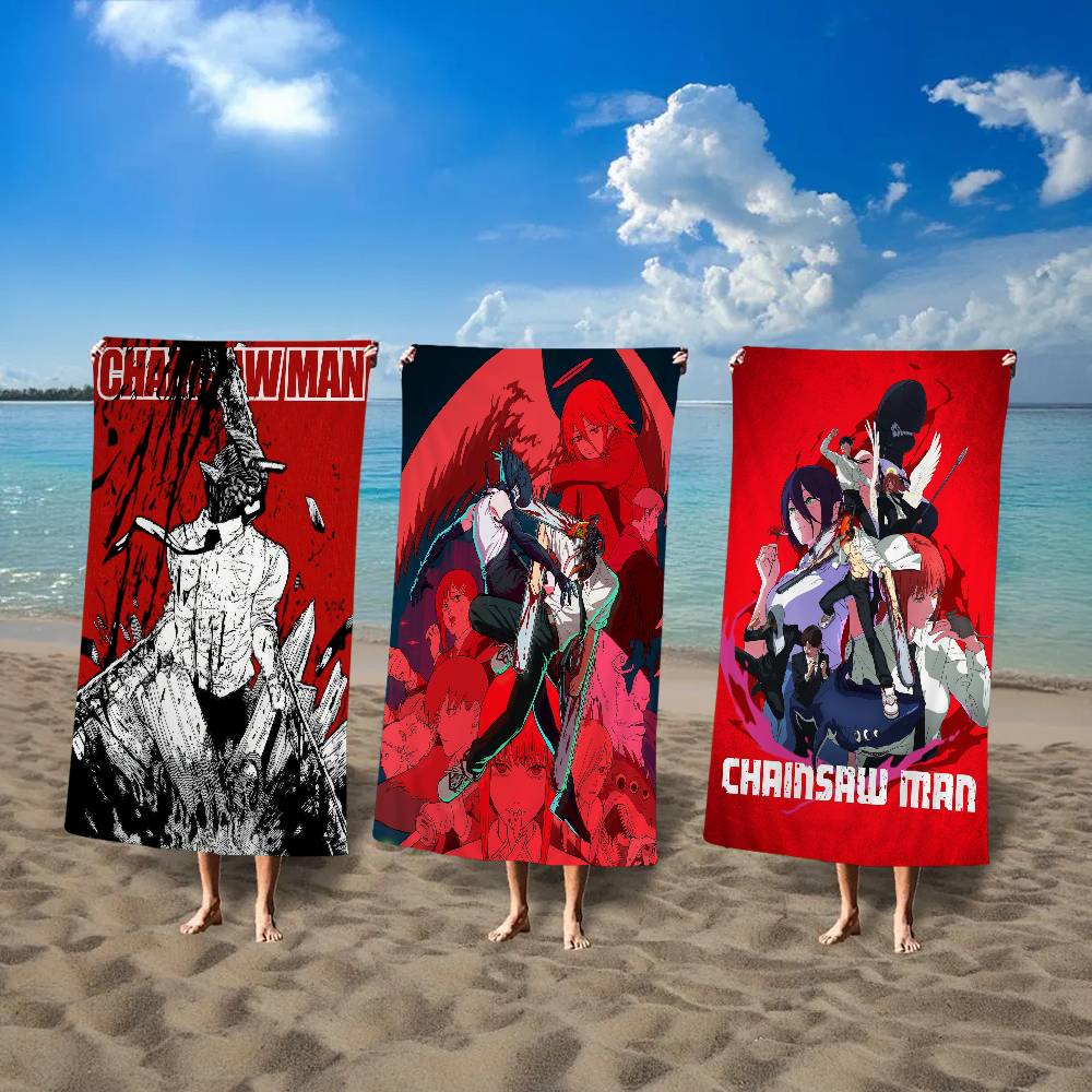 Anime Chainsaw Man Beach Towel - Home Gym Equipment Amazon reseña y precio