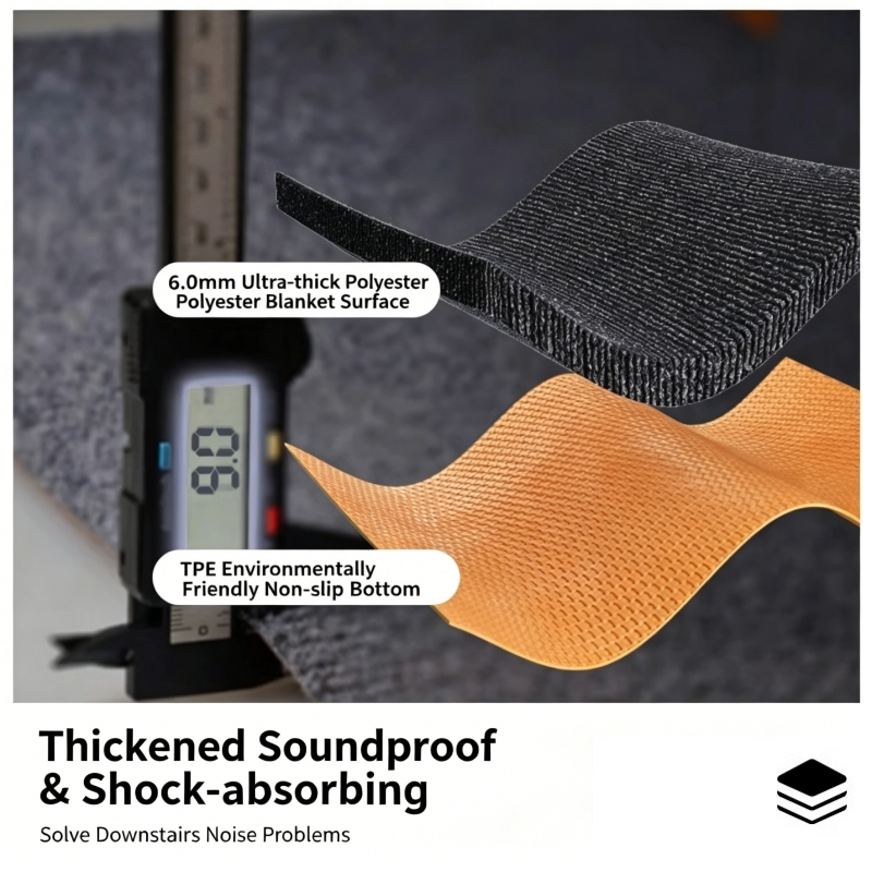 Heavy-Duty Sound Absorbing Rug - Home Gym Equipment Amazon reseña y precio