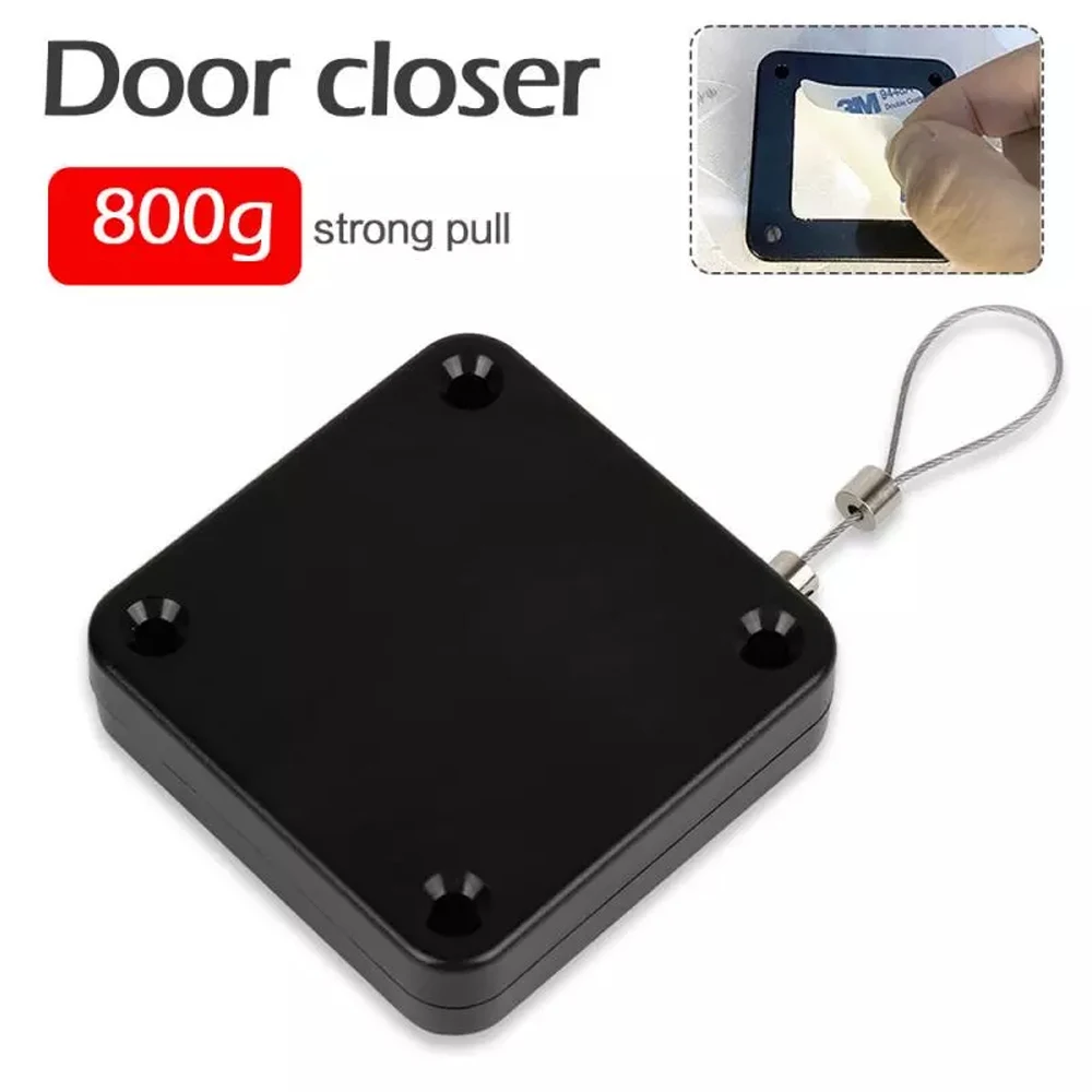 Automatic Door Closer Door Pul - Cable Pulley System reseña y precio