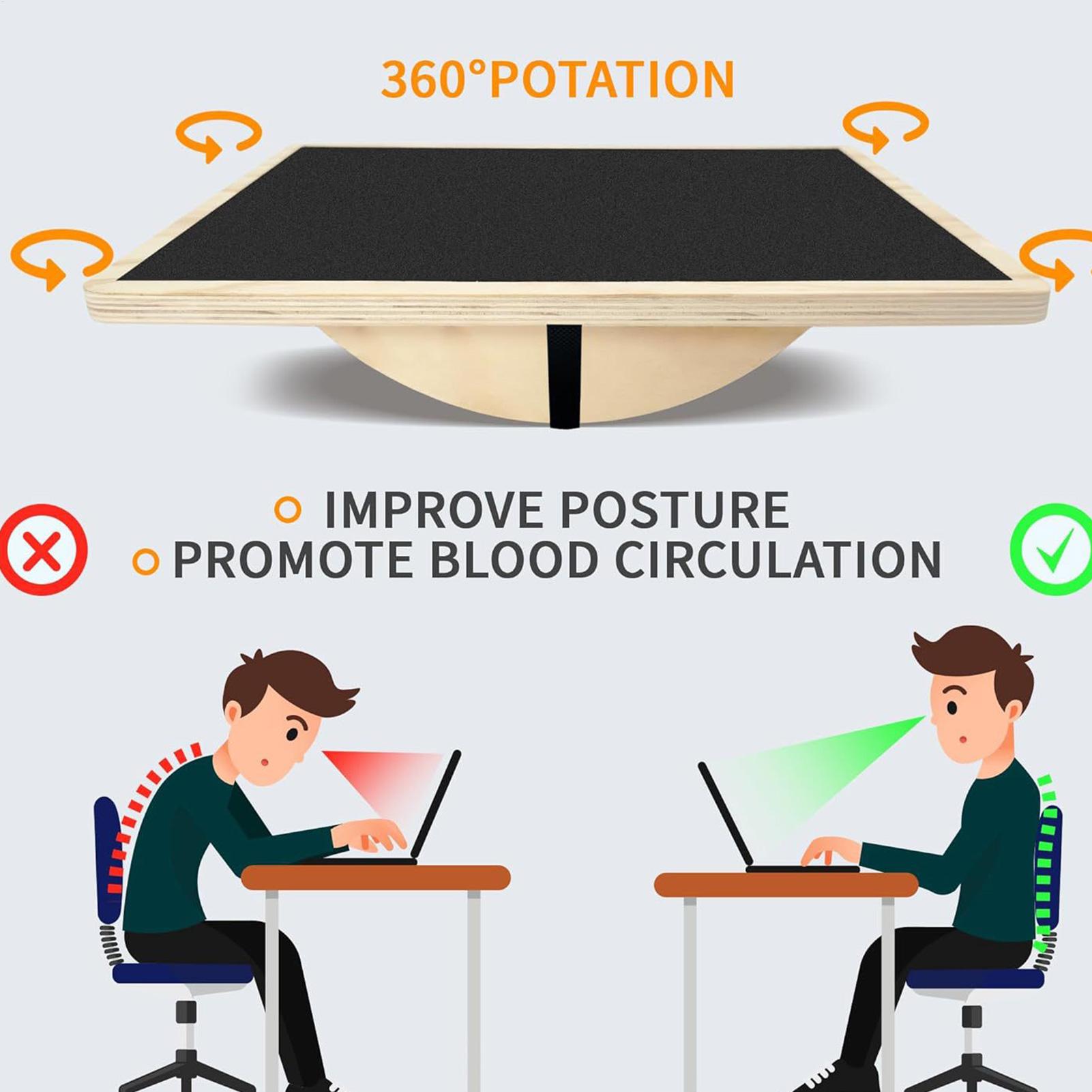 Balance Boards For Adults Wood - Home Gym In Apartment reseña y precio