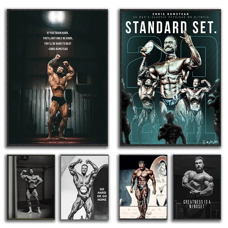 Canvas Painting Chris Bumstead - Home Gym Quotes reseña y precio