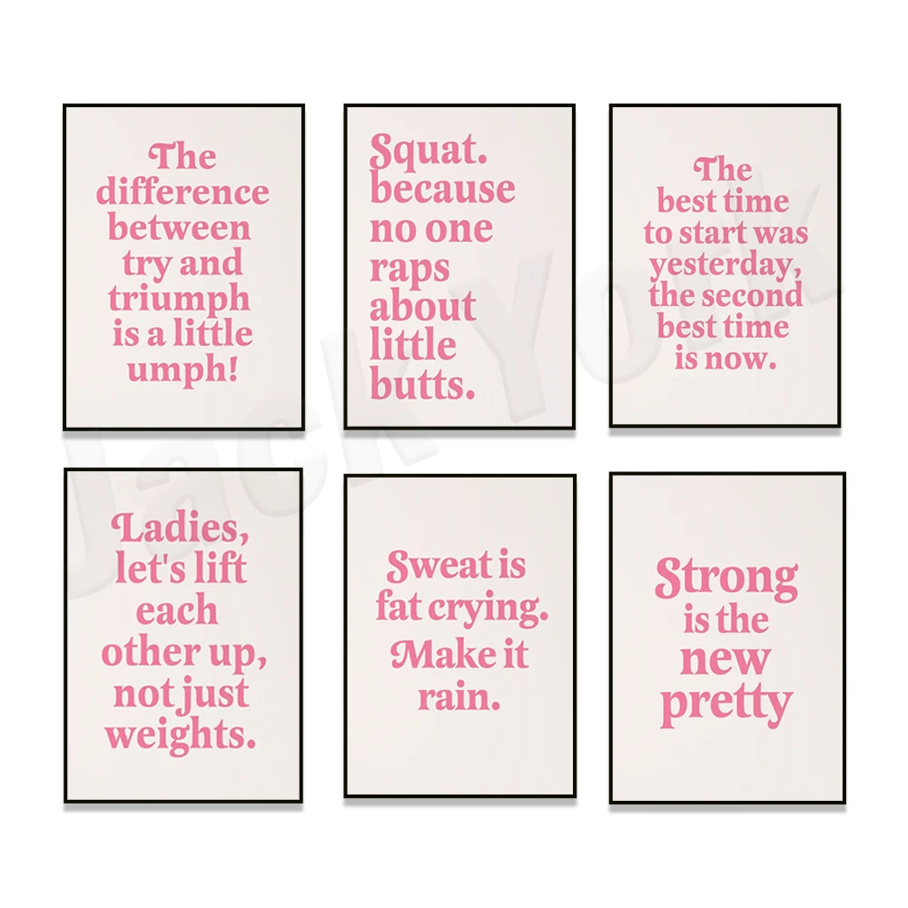 Sweat is fat cry, rain poster, - Home Gym Quotes reseña y precio