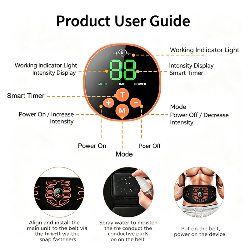 Abdominal Toning Belt Smart Ab - Home Gym Garage reseña y precio