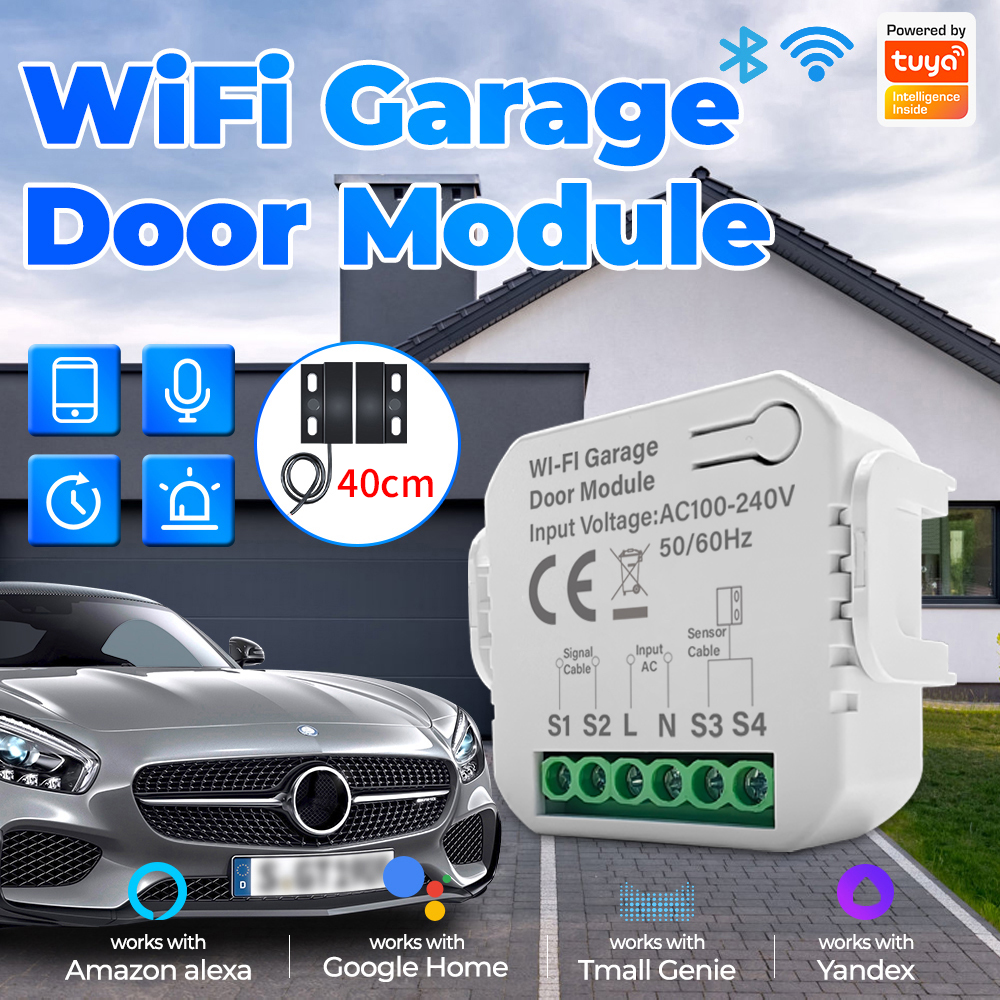 Smart Tuya WiFi Garage Door Sw - Home Gym Garage reseña y precio
