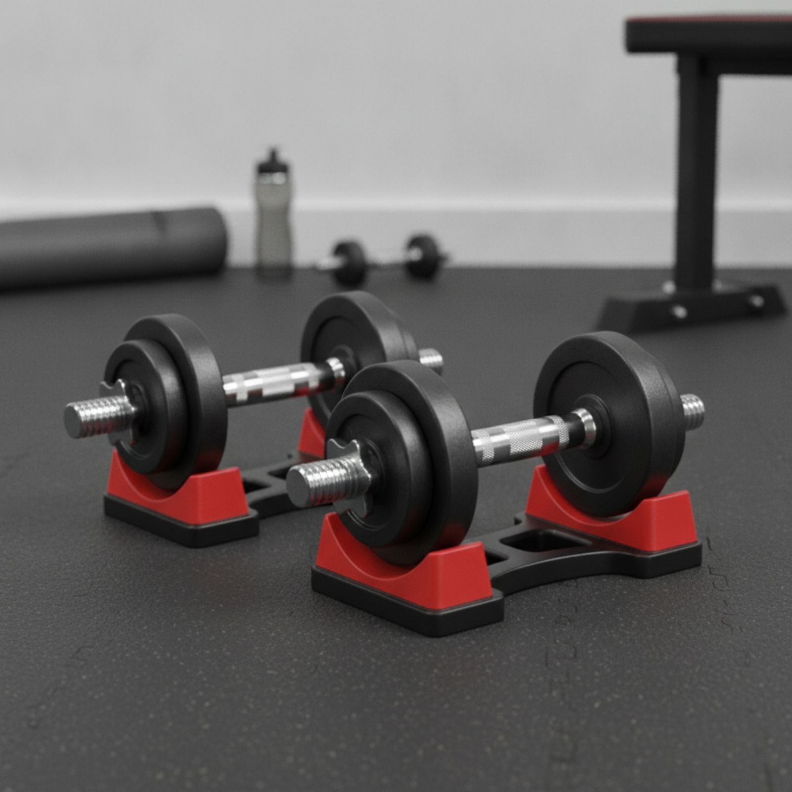 2 Pieces Dumbbell Cradle Compa - Home Gym Compact reseña y precio