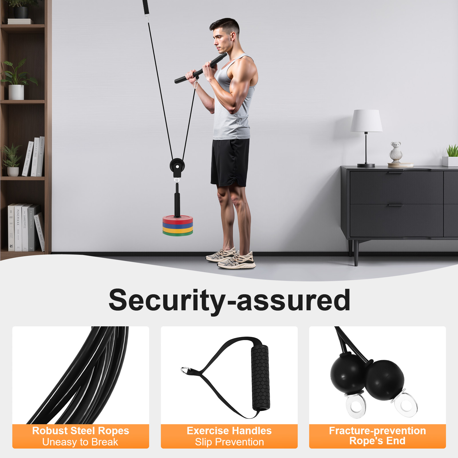 120kg Cable Pull Fitness Syste - Cable Pulley System reseña y precio