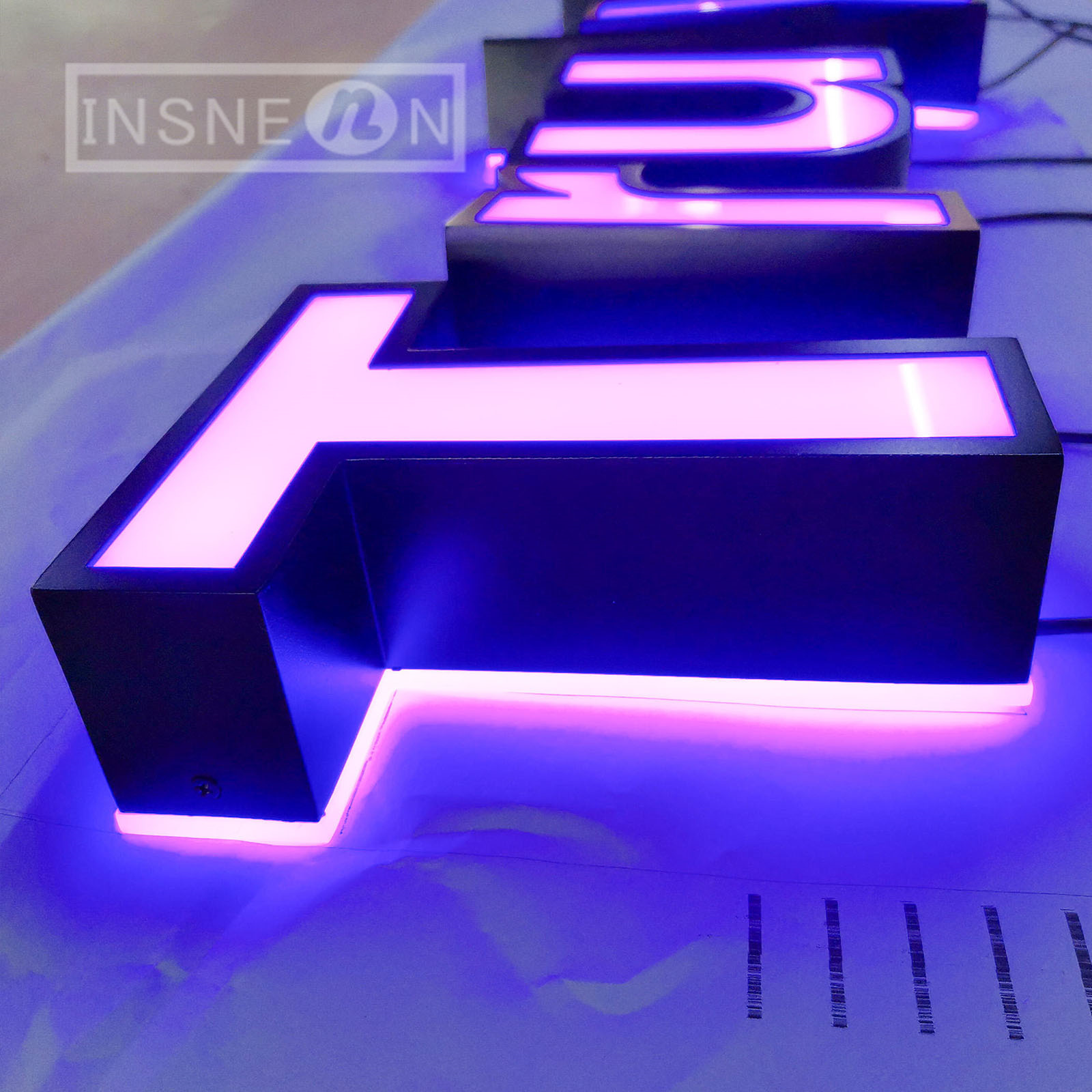 business sign Custom Metal 3D  - Home Gym Neon Sign reseña y precio
