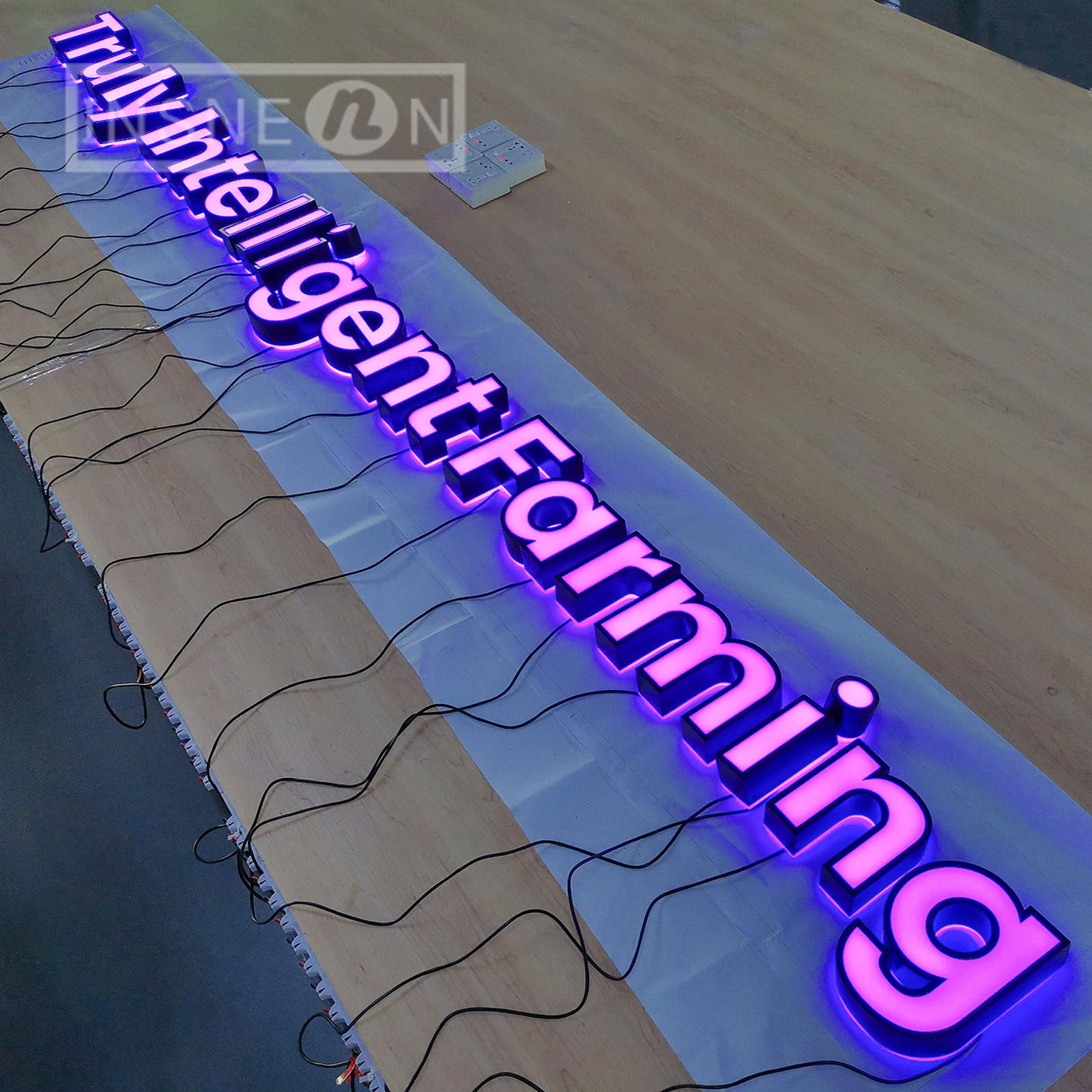 business sign Custom Metal 3D  - Home Gym Neon Sign reseña y precio