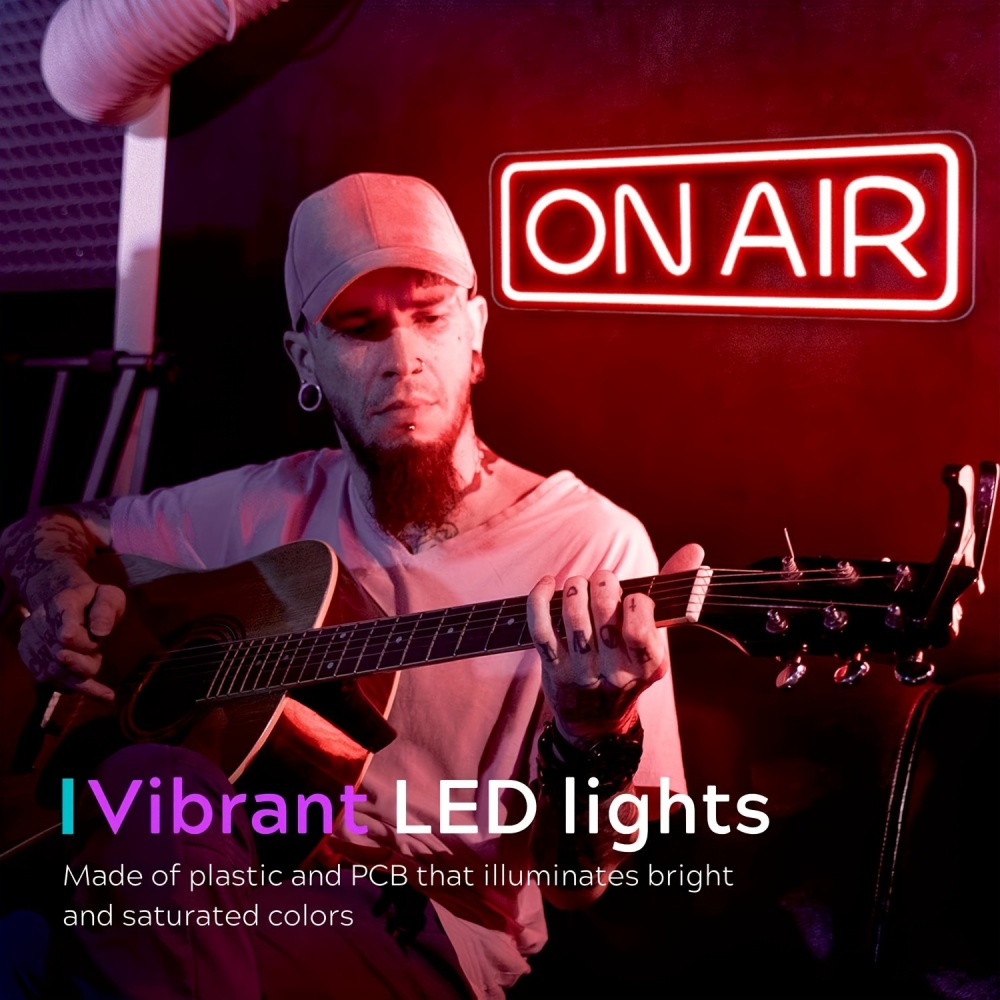 ON AIR Neon Signs - LED Live O - Home Gym Neon Sign reseña y precio