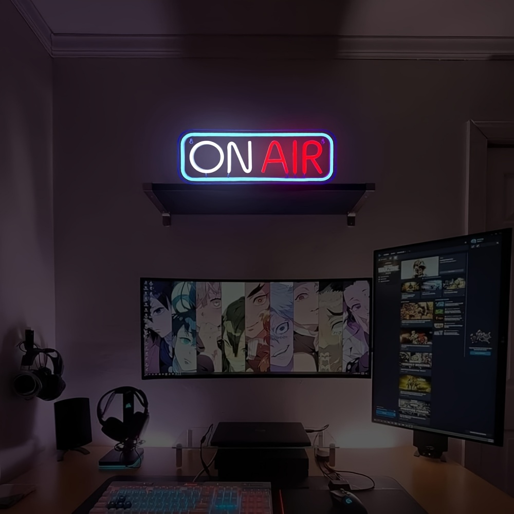 ON AIR Neon Signs - LED Live O - Home Gym Neon Sign reseña y precio