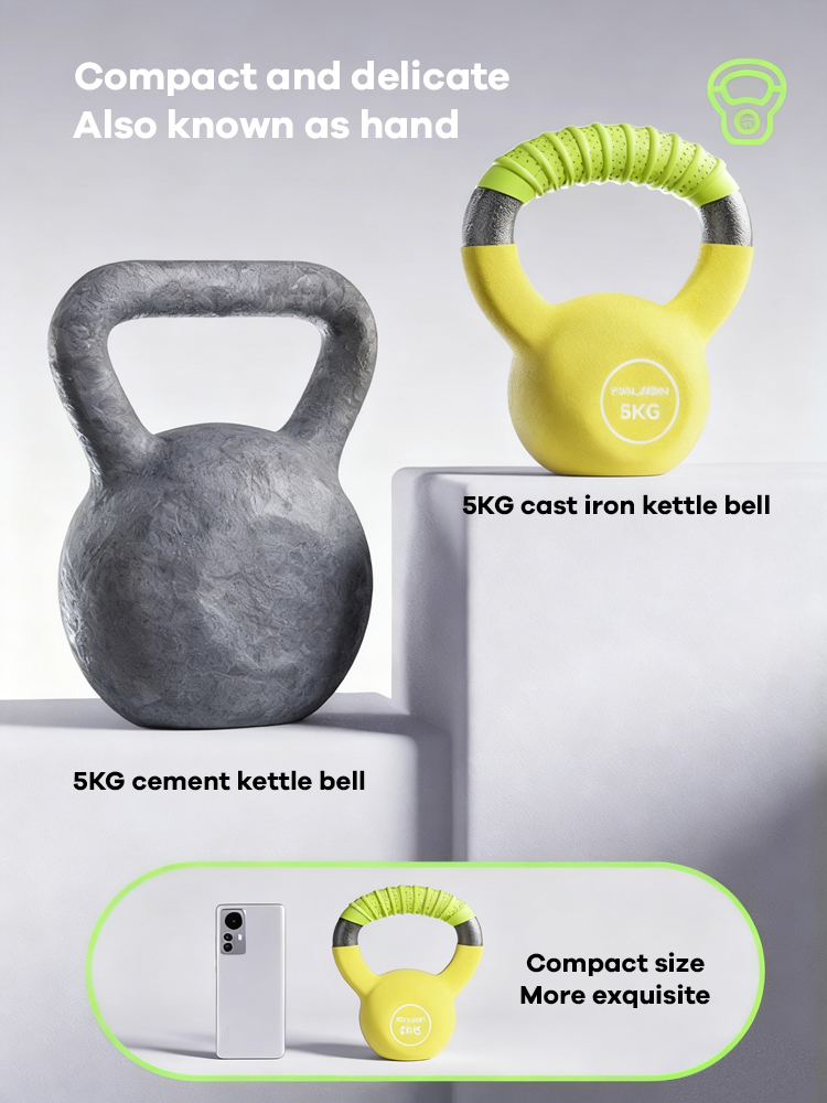 Coated Cast Iron Kettlebell So - Home Gym Body Solid reseña y precio