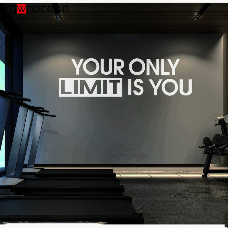 Your only limit is you - Wall  - Home Gym Quotes reseña y precio
