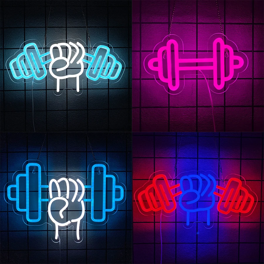 Fitness Series Accessories for - Home Gym Neon Sign reseña y precio