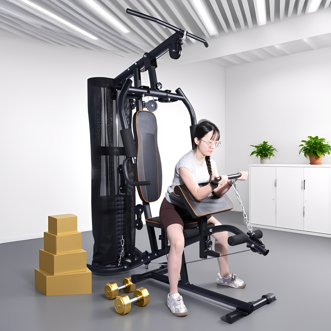 Safe Multifunctional All-in-On - All In One Gym Home Equipment reseña y precio